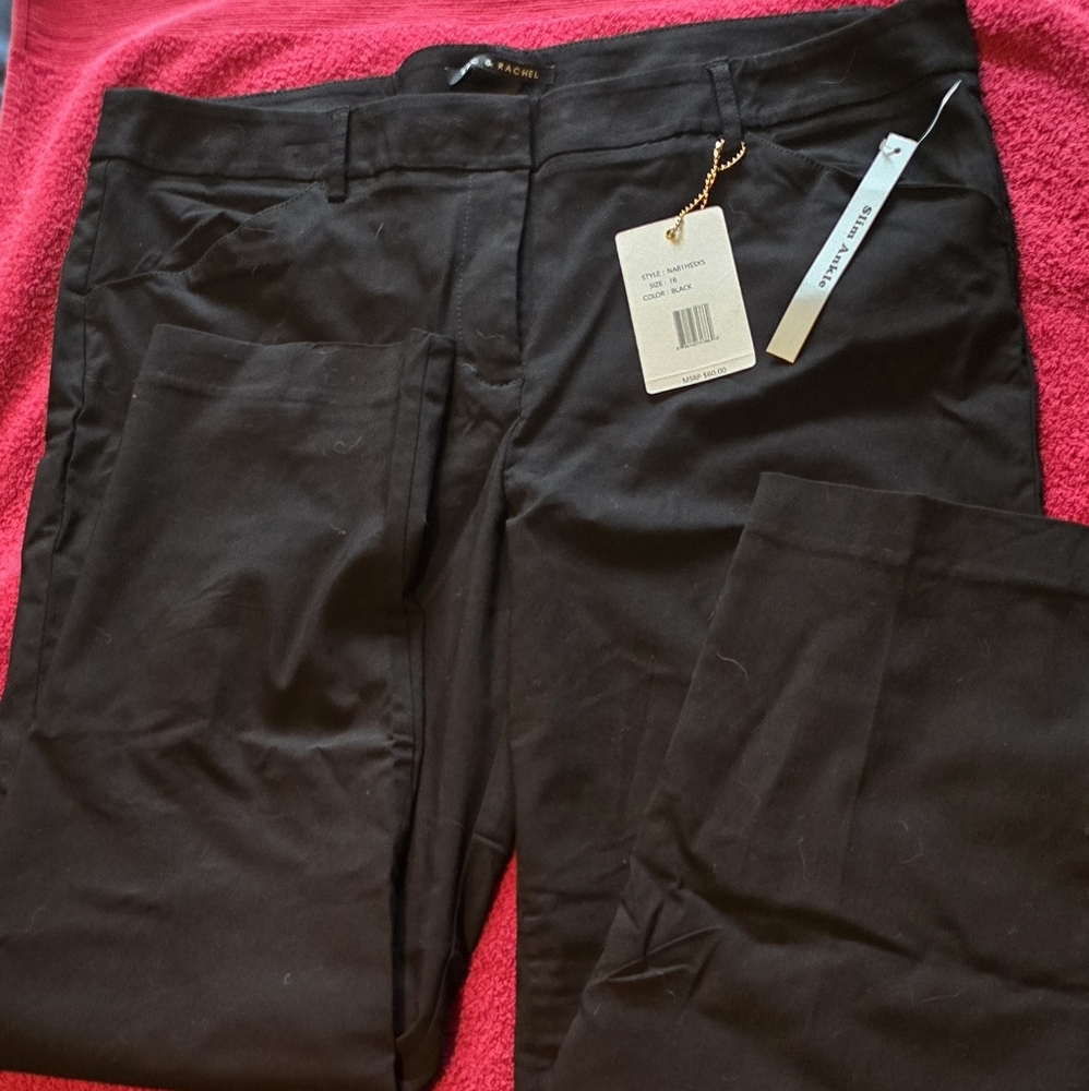 Zac & Rachel Black Ankle Cropped Pants